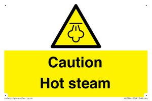 Caution Hot steam
